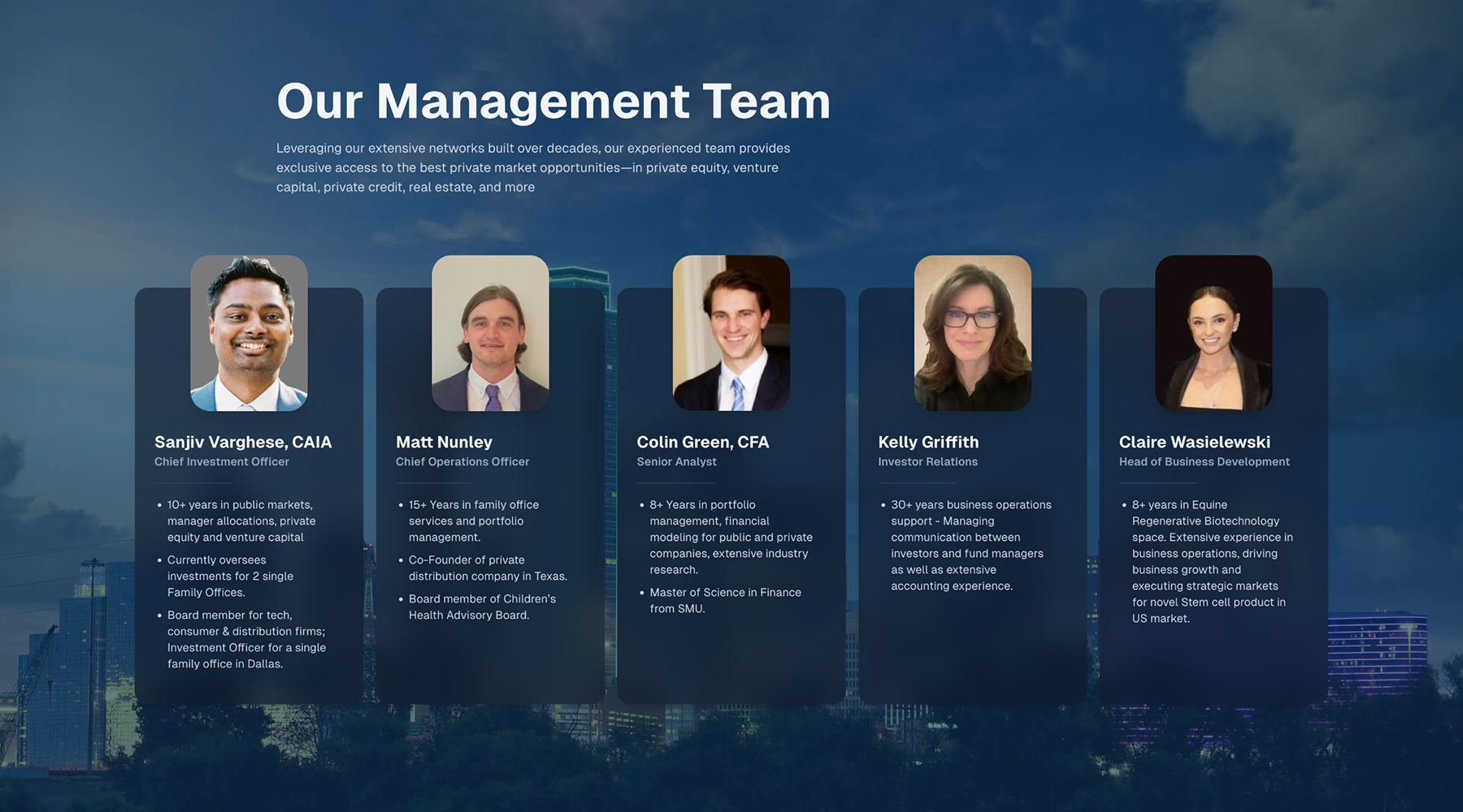 BlueHeel website team section highlighting the project founders and contributors