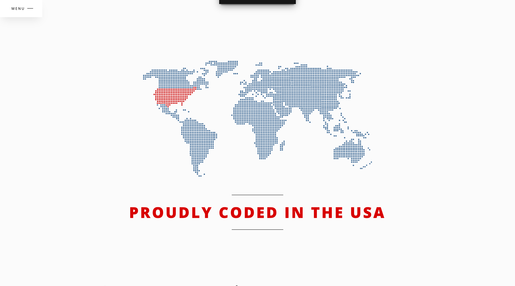 NextGen Code Company website section highlighting US based software development team